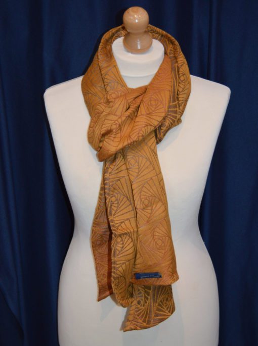 Flat Scarf from Earthwitch Sunhaze Curves of Pursuit