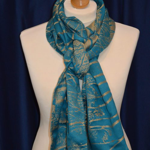 Flat Scarf from Halcyon Chryso Birch Trees