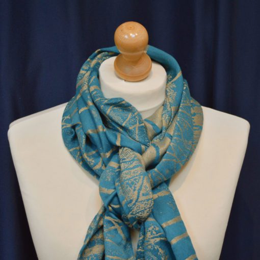 Flat Scarf from Halcyon Chryso Birch Trees