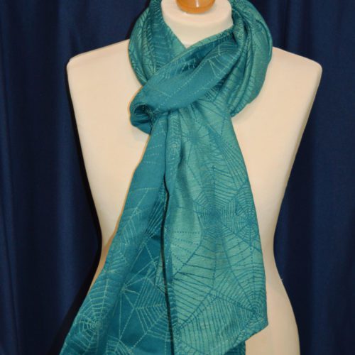 Flat Scarf from Larimar Chryso Gossamer