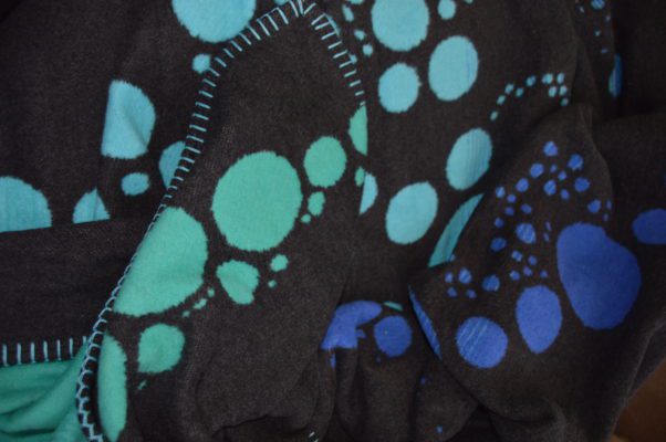 Aurora Obsidian Vortex Blanket