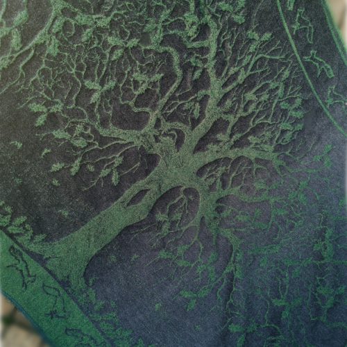 Firespiral Puzzlewood Ash Harvest Woven Wrap