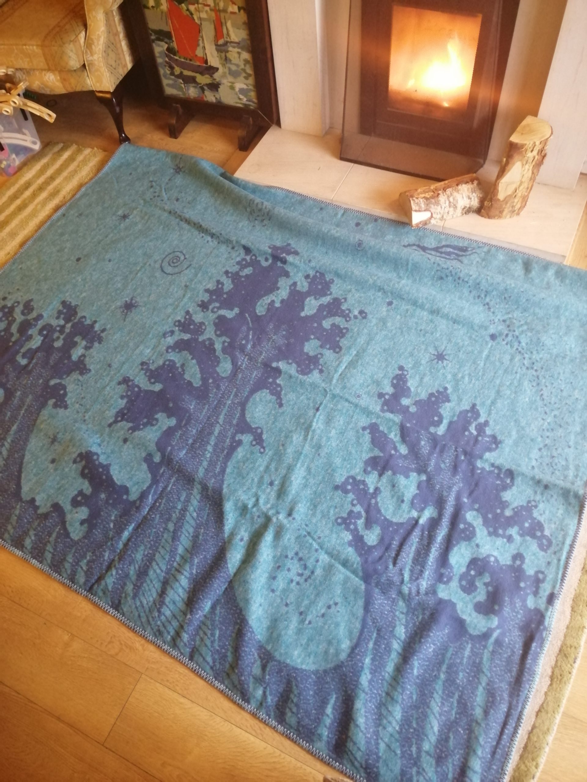 Swell Octarine Seafoam Blanket