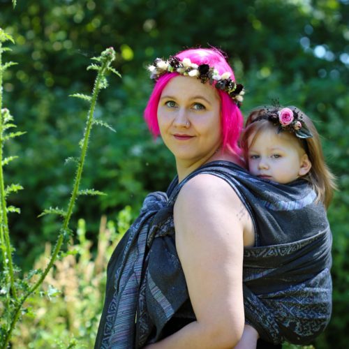 Cosmic Ash Charters Moss Woven Wrap Baby Carriers