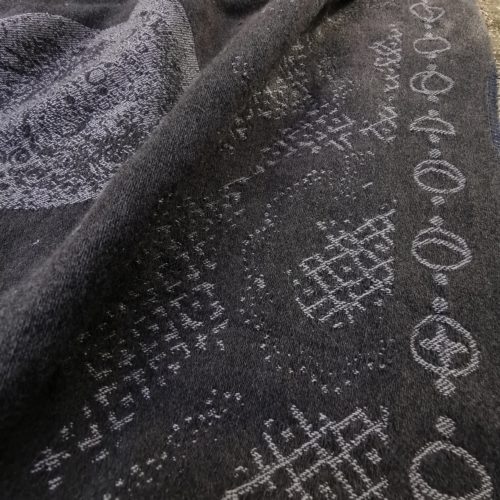 Firespiral Moondust Ash Nocturne Woven Wrap