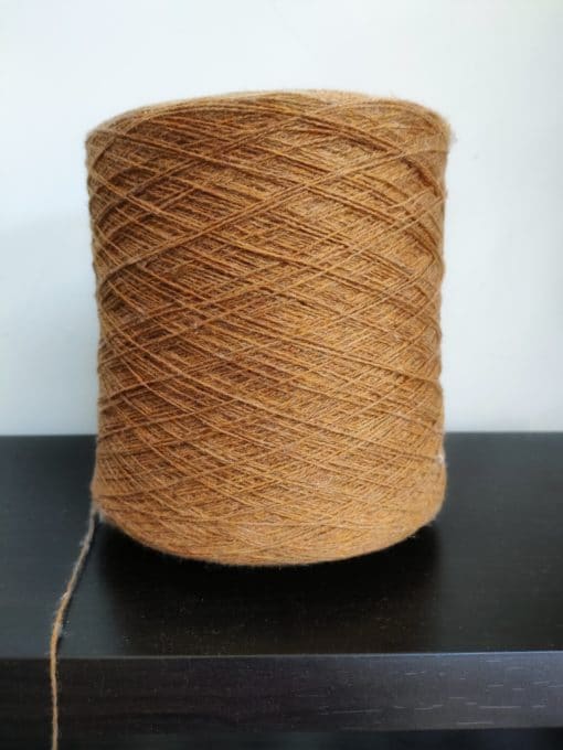 'Firecrest' gold merino wool weaving yarn