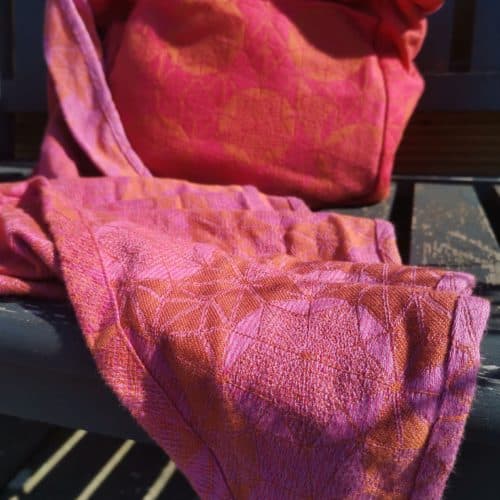 Carrot Sunset Kaleidoscope Absolute Bobbins Babywearing Bag
