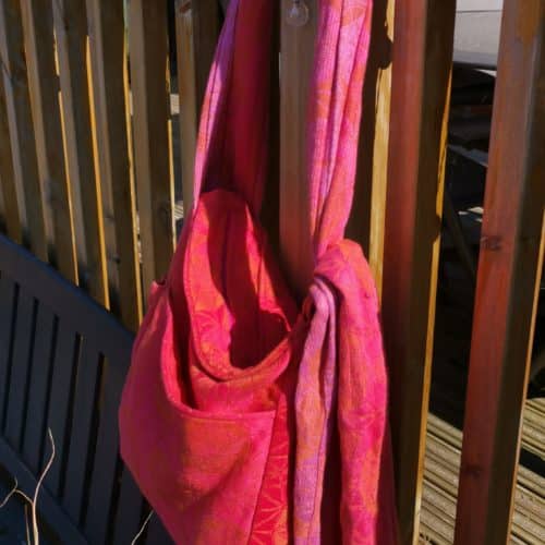 Carrot Sunset Kaleidoscope Absolute Bobbins Babywearing Bag