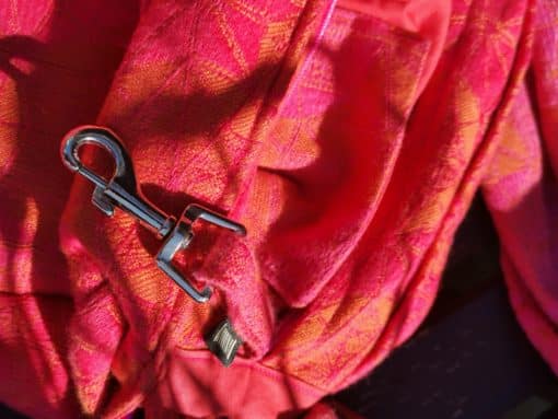 Carrot Sunset Kaleidoscope Absolute Bobbins Babywearing Bag - Image 3