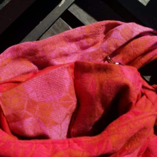 Carrot Sunset Kaleidoscope Absolute Bobbins Babywearing Bag
