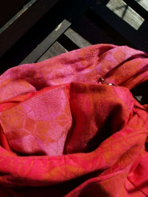 Carrot Sunset Kaleidoscope Absolute Bobbins Babywearing Bag - Image 2