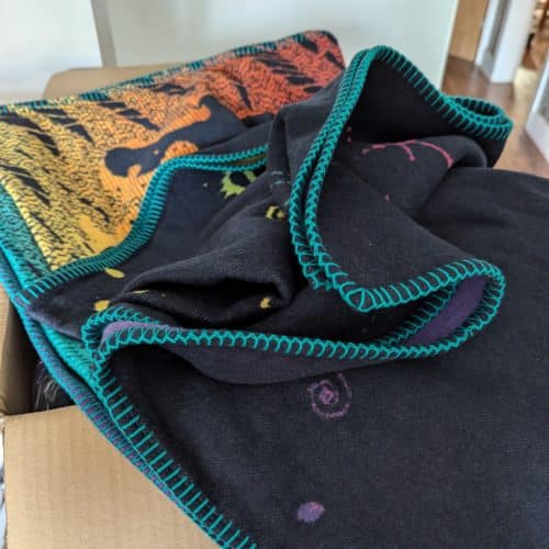 Bifrost Twilight Seafoam king sized blanket