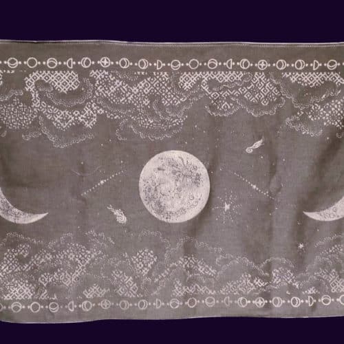 Moondust Ash Nocturne fabric panel