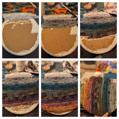 Wrap Scrap Project: Fabric Collage