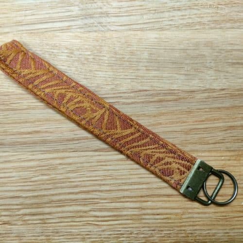 Key fob wristlet from Earthwitch Sunhaze Curves of Pursuit