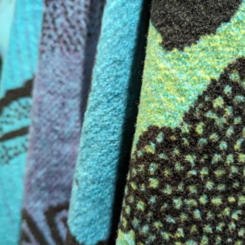 Fox Fires Obsidian Charters Moss king sized blanket