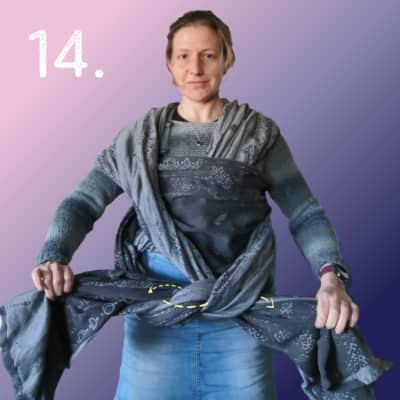 Front Double Hammock: Wrapping Tutorial