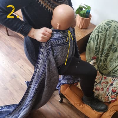 How to get your baby onto your back