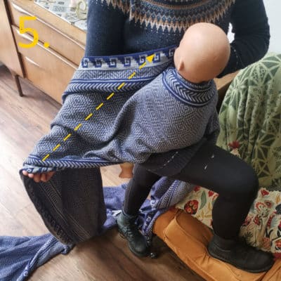 How to get your baby onto your back