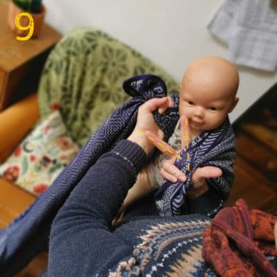 How to get your baby onto your back