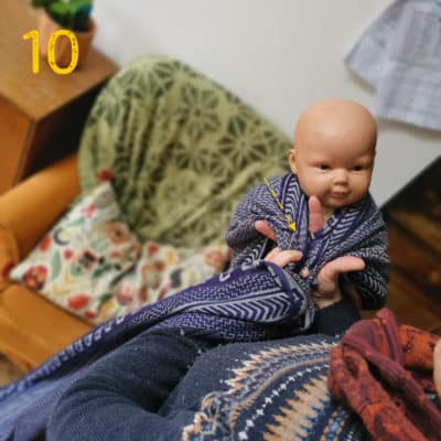 How to get your baby onto your back