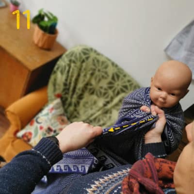 How to get your baby onto your back