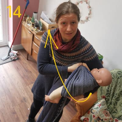 How to get your baby onto your back