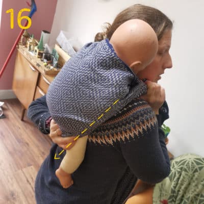 How to get your baby onto your back