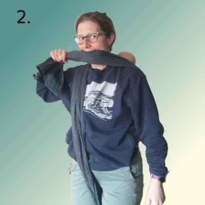 Rear Reinforced Rucksack (RRR) or 'Pirate Carry' :Wrapping Tutorial