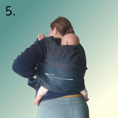 Rear Reinforced Rucksack (RRR) or 'Pirate Carry' :Wrapping Tutorial