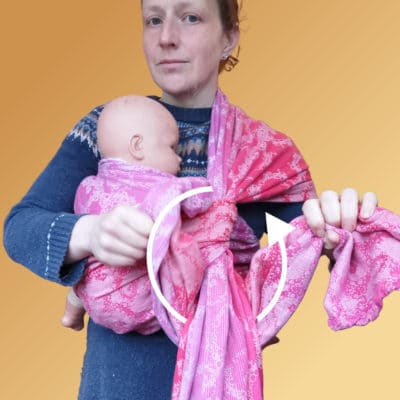 Semi-Front Wrap Cross Carry: Wrapping Tutorial