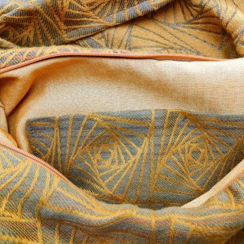 earthwitch sunhaze curves of pursuit babywearing bag interior