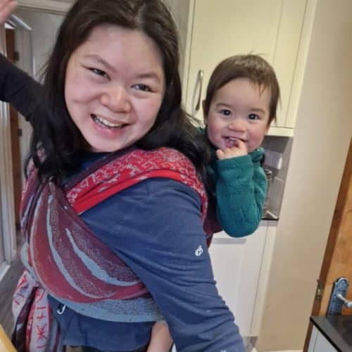 Seaglass Ember Charters Moss woven wrap baby carriers