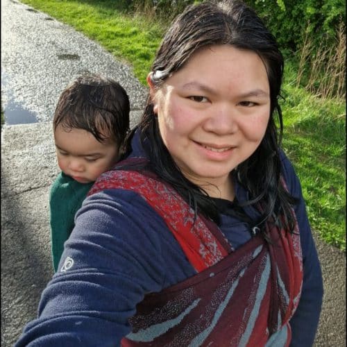 Seaglass Ember Charters Moss woven wrap baby carriers