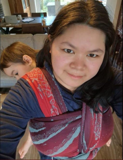 Seaglass Ember Charters Moss woven wrap baby carriers - Image 6