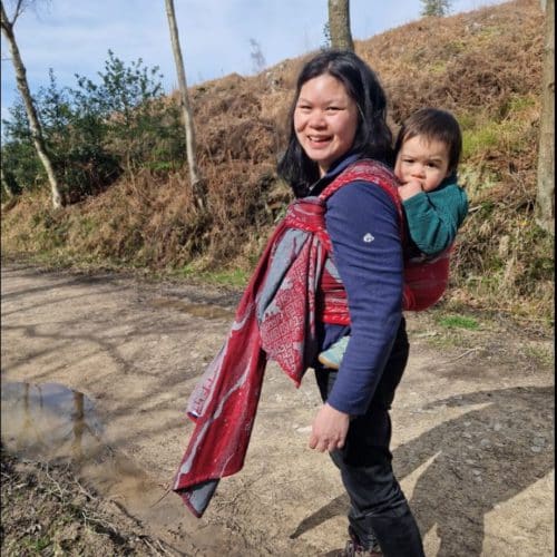 Seaglass Ember Charters Moss woven wrap baby carriers