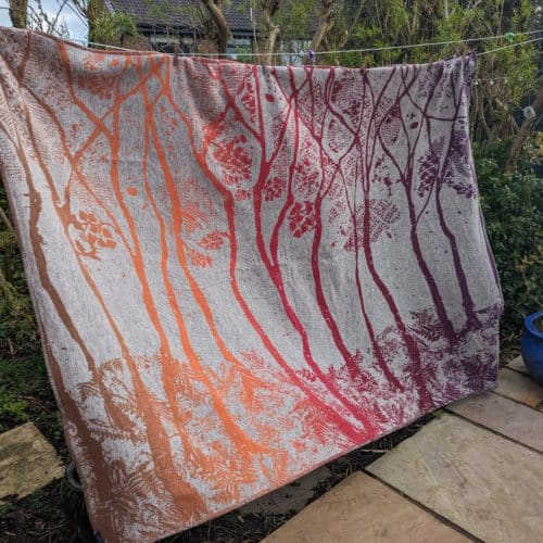 Wintyrheld Birch Trees king size blanket