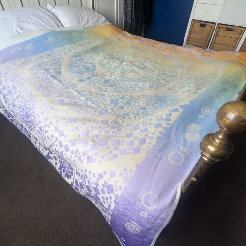 Refraction Labyrinth: king size blanket
