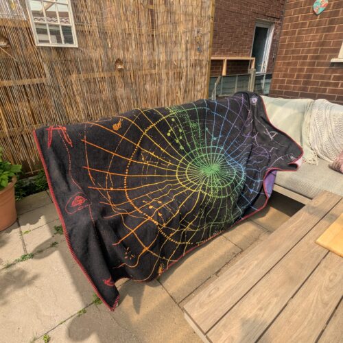 Hypatia Starmap: king size blanket
