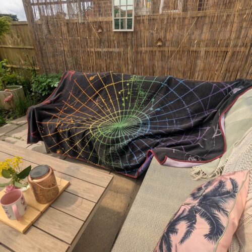 Hypatia Starmap: king size blanket