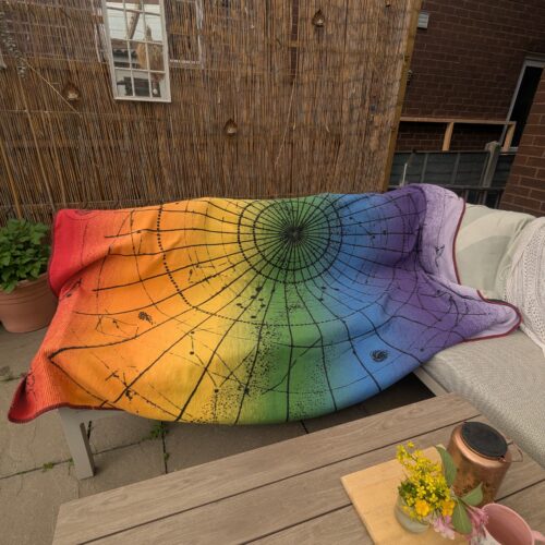 Alternative view of Hypatia Starmap: king size blanket