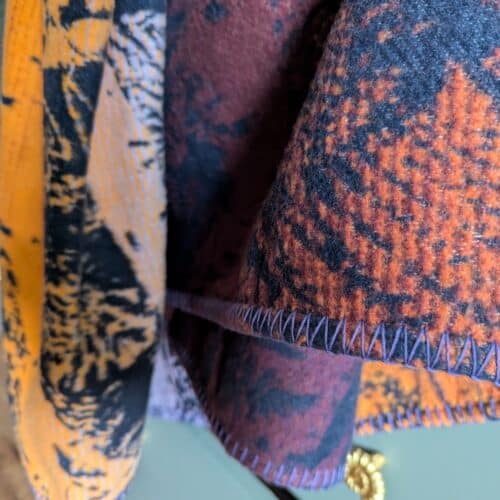 Ostara Twilight Birch Trees: King Size Blanket