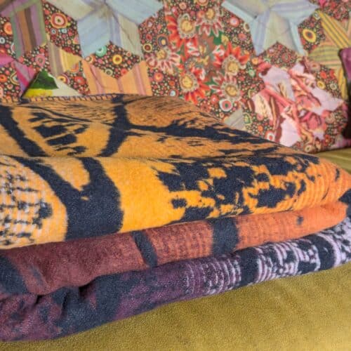 Ostara Twilight Birch Trees: King Size Blanket