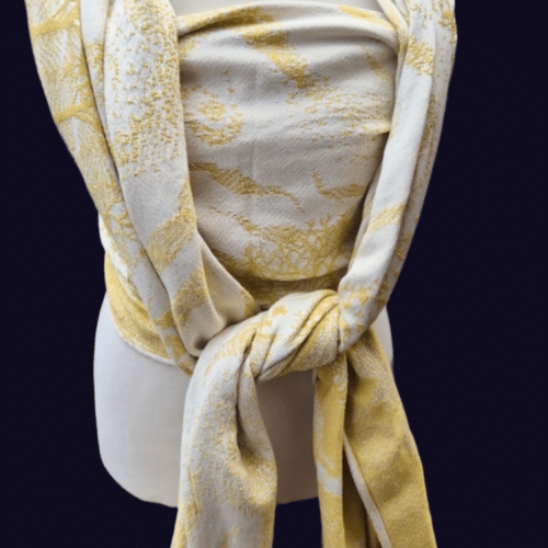 buttercup cirrus murmuration woven wrap