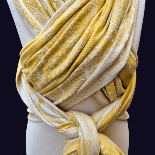 buttercup cirrus murmuration woven wrap