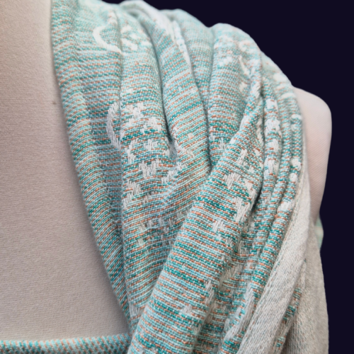 moonstone cirrus nocturne woven wrap baby carrier