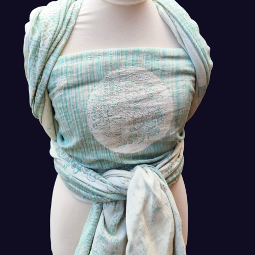 moonstone cirrus nocturne woven wrap baby carrier