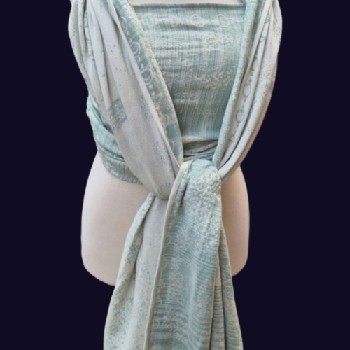 moonstone cirrus nocturne woven wrap baby carrier